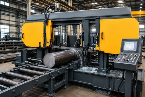 Heavy Industrial Band Sawing Machines Explore Workplace Efficiency Factors